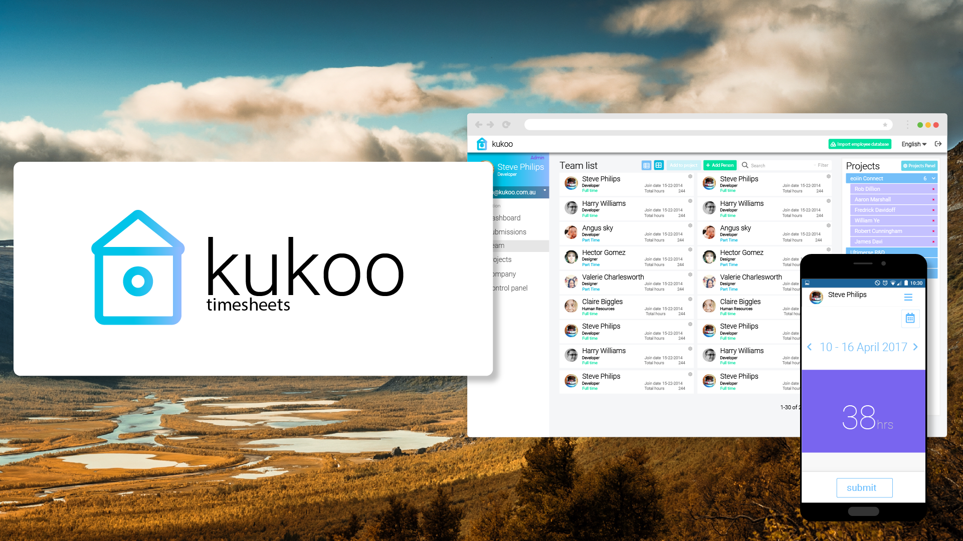 Kukoo Timesheets